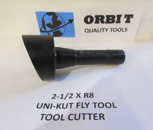 2-1/2" HEAD DIAMETER X R-8 SHANK FLY TOOL CUTTER-----APT MADE IN THE U.S.A. - Picture 1 of 19