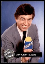 1991-92 PRO SET PLATINUM MARV ALBERT NEW YORK RANGERS #291