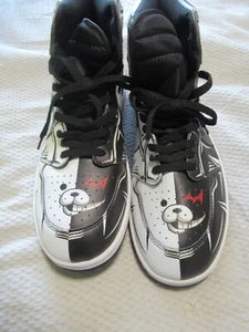 ANIME DANGAN RONPA Monokuma Custom High Top Tennis Shoes Handmade 46 13 - Picture 1 of 6