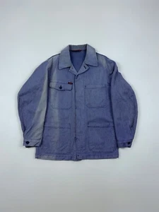 1980’s Vintage Sun Faded Spilag Chore Work Jacket - Picture 1 of 10