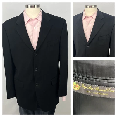 Jaqueta Jack Victor x Loro Piana Blazer Preto Macio 100% Cashmere Academia 43R - Imagem 1 de 4