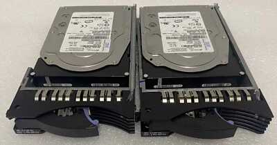 Lot of 2x IBM 39R7314 26K5824 36.4GB 15K SCSI U320 40K1026 Hard Drive - Image 1 of 3