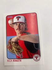 Nick Krauth Card 2022 Hickory Crawdads Team Card