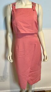 Antonio Melani Pink Sleeveless Lined Pencil Dress Size 10