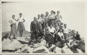 FOTOGRAFIA ORIGINALE_ VETTA CRISTALLIERA / VALLE CHISONE_GIOVANE MONTAGNA ? 1934 - Picture 1 of 1