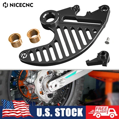 Protector de disco de freno trasero CNC Billet para Husqvarna FE250 FE350 FE450 FE501 2014-2025 Foto 1 de 4