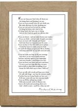 Framed print of Rudyard Kipling's inspirational poem If. 