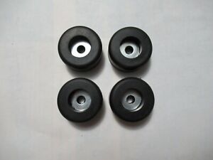4 Very Large 1 1/2" Diam  Rubber Bumpers with Embedded Washer Rubber Feet CT103 