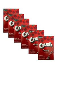 6 BOXES Of Crush CHERRY On The Go Drink Mix Packets - Picture 1 of 3