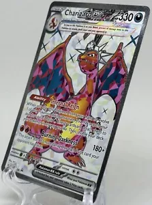 Pokémon TCG: Charizard ex SVP056 Black Star Holo Promo NM Error - Picture 1 of 6