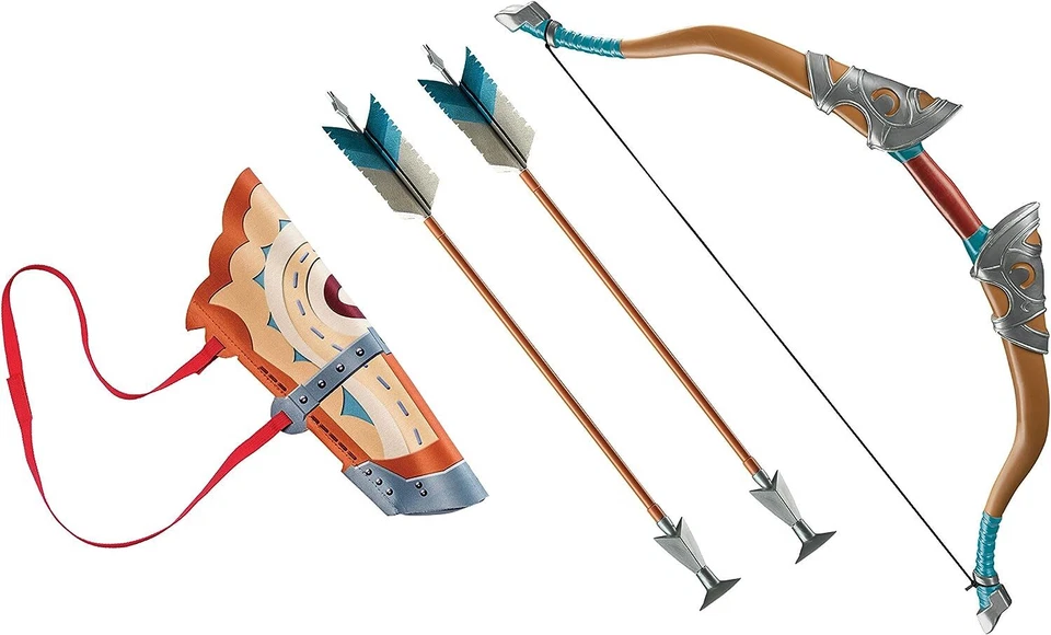 Link Bow Arrows Quiver Legend of Zelda Fancy Dress Halloween Costume Accessroy - Image 1 of 1