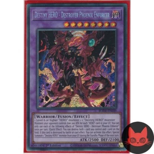 Yugioh Schicksals-HELD - Zerstörer Phönix Enforcer BODE-DE039 Secret Rare 1. NM - Bild 1 von 1