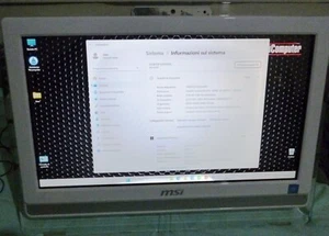 MSI Pro20ET ALLIN1 PC 20" INTEL N3160 QUAD Core 8gb RAM 1Tb Win11 wireless PC - Imagen 1 de 14