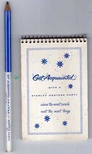 Cuaderno de bolsillo Stanley Home Products 1964-5/calendario + lápiz publicitario MA - Imagen 1 de 4