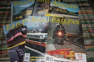 6 Stück Lot komplett 1981 Railfan & Eisenbahn Zeitschriften - Bild 1 von 1