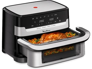 Freidora de aire - Moulinex Dual Easy Fry Flex EZ922D, 2700W, 9L, 7 programas, - Imagen 1 de 7