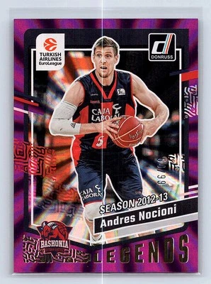 Andres Nocioni 2023-24 Donruss Turkish EuroLeague #179 Purple Laser #/99 - Image 1 of 2