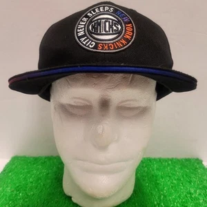 New York Knicks Hat New Era City Never Sleeps Snapback Cap Black Embroidered  - Picture 1 of 6
