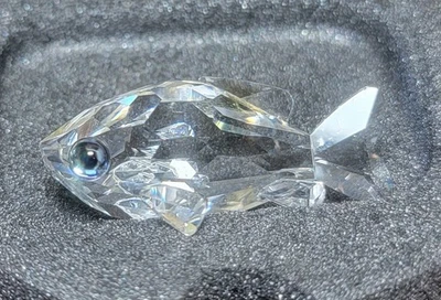 Mini estatuilla de pez dorado Swarovski en caja coleccionable Foto 1 de 4