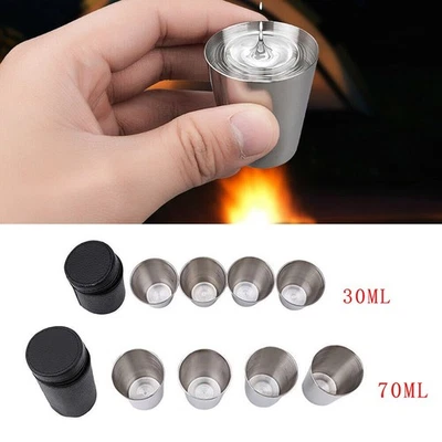 Camping Cup Picnic Holiday 4Pcs/Set Wine Drinking Shot Glasses Barware - Image 1 of 4