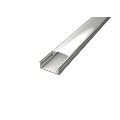 PROFILO ALLUMINIO BIANCO TL1205B PER STRISCE LED BARRA RIGIDA 2 MT COPERTURA A S - Immagine 1 di 4