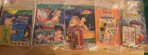 Vintage Disney Cassette & Read Along Books New (5 Sets) - Picture 1 of 6
