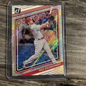 2022 Donruss Paul Goldschmidt Insert Dominators Rapture Parallel #D-9 Cardinals - Bild 1 von 2