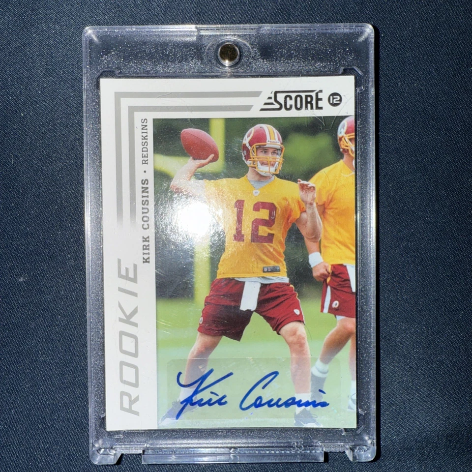 2012 Score Signatures Kirk Cousins #343 Rookie Auto RC - Image 1 of 2