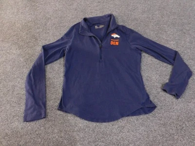 Denver Broncos Pullover Womens Medium Quarter Zip NFL Football Under Armour - Image 1 of 4