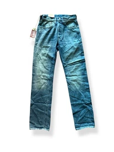 New $298 LEVIS “Vtg” 1947 Big E 501 Selvedge Button-Up Jeans Blue Denim 29 x 34 - Picture 1 of 12