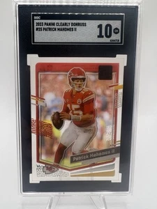 2023 Panini Clearly Donruss - Patrick Mahomes II #25 SGC 10   - Picture 1 of 2
