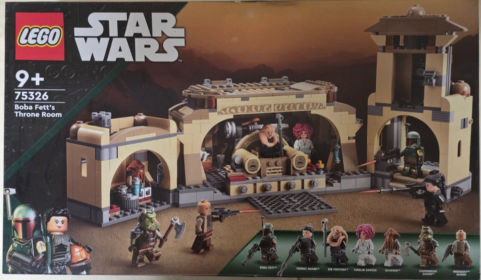 LEGO 75326 STAR WARS  La sala del trono di Boba Fett PRODOTTO RITIRATO - Immagine 1 di 1