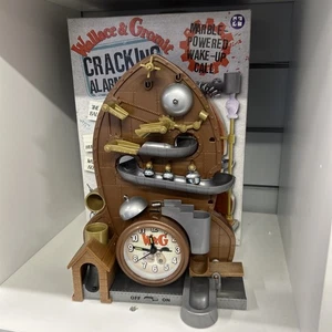 Wallace & Gromit Cracking Alarm Clock Marble Powered 2010 Aardman Working Boxed - Bild 1 von 9