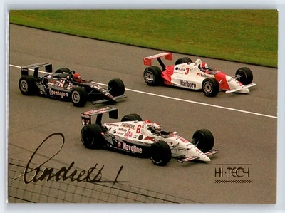1992 Hi-Tech Mario Andretti Mario Andretti / A.J. Foyt / Rick Mears #49 - Image 1 of 2