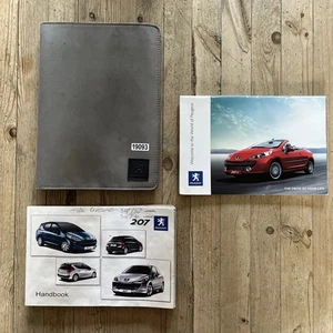 06-12 PEUGEOT 207 OWNERS HANDBOOK MANUAL PACK AND WALLET 2007 Ref19093 - Picture 1 of 24