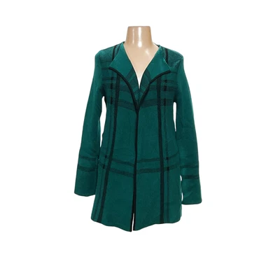 Cárdigan Charter Club verde ventana panel - para mujer L Foto 1 de 4