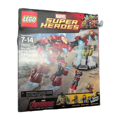 LEGO Marvel Super Heroes The Hulk Buster Smash 76031 NEW Retired Sealed - Image 1 of 3