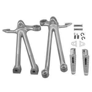 For SUZUKI GSXR 1000 2009 2010 2011 Passenger Rear Footpegs Footrests Brackets - Picture 1 of 5