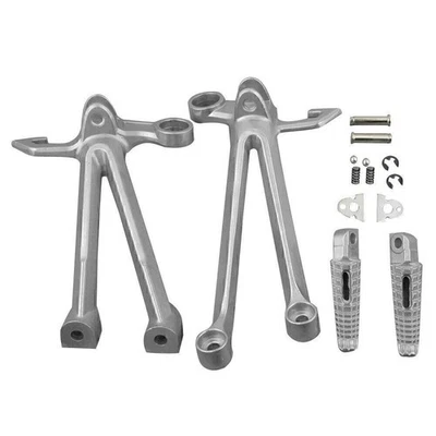 For SUZUKI GSXR 1000 2009 2010 2011 Passenger Rear Footpegs Footrests Brackets - Image 1 of 4