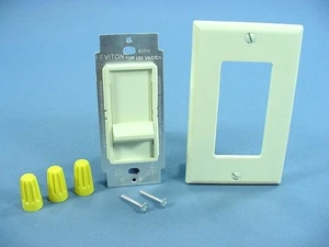 DIB Almond Decorator Single Pole Slide Dimmer Switch 600W Incandescent 557714 - Picture 1 of 5