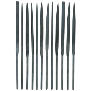 12PC Precision Needle File Set Swiss Pattern Cut Jeweler Hobby Artist