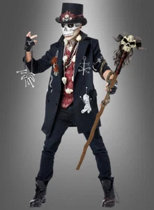Voodoo Priester Kostüm für Herren - TOP Partnerkostüm für Halloween und Karneval - Bild 1 von 15