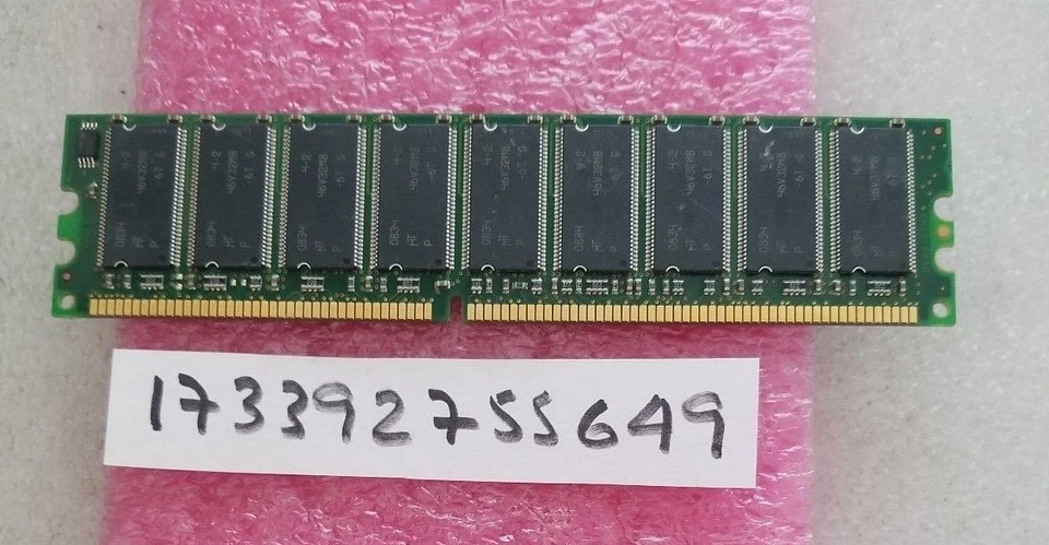 512MB 2RX8 DDR PC2700E CL2.5  333 DUAL RANK 184PIN ECC NON-REG   32X8  - Image 1 of 1