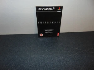 Fahrenheit PS2 Playstation 2 PAL Spiel mit Handbuch & seltenem Schuber - Bild 1 von 10