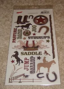 Moxxie East Meets West RubOn Sheet ~ Western/Cowboy - Bild 1 von 1