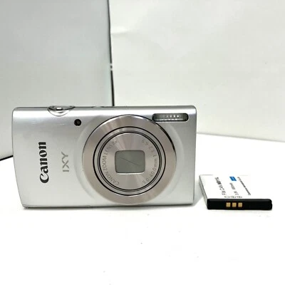 Canon IXY 180 PowerShot Digital Camera Silver 20MP 8x Zoom Compact from Japan - Image 1 of 4