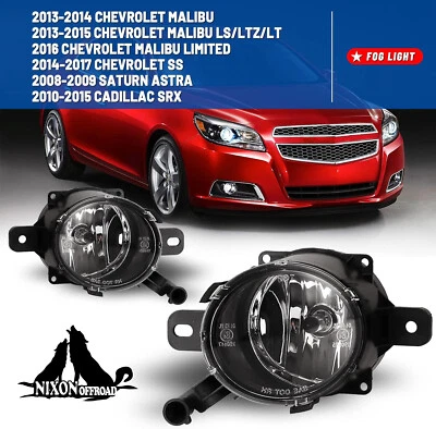 Par de luces antiniebla para Chevy Malibu LS/LTZ/LT 2008-2009 Saturn Astra L&R 2013-2015 Foto 1 de 4