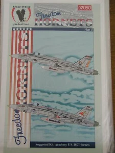 1/32 Eagle Strike FREEDOM HORNETS Pt.2: F/A-18C Sunliners, Sidewinders Decal OOP - Picture 1 of 1