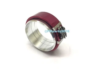 Red Aluminum Tube Pipe Connector Clamshell Pegasus  3" 3.0" Flange Clamp 3 inch - Bild 1 von 4