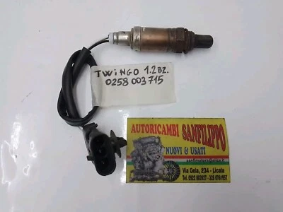 Sonda Lampada Renault Clio II Twingo 1200 Benzina 0258003715 OE 77008728 78 037 - Immagine 1 di 4